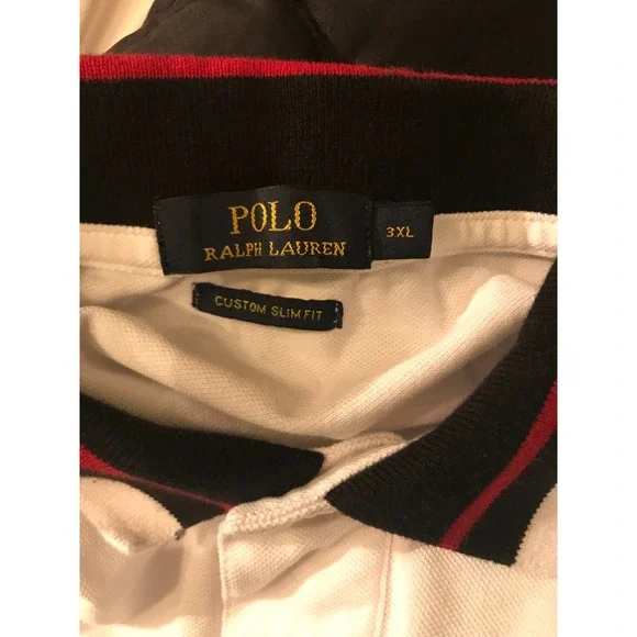 Polo Ralph Lauren Mascot Bear Classic Custom Slim Fit 3XL Polo Shirt - Picture 6 of 6